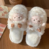 Cozy Soft Cotton Lamb Slippers