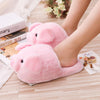 Adorable Pink Pig Slippers