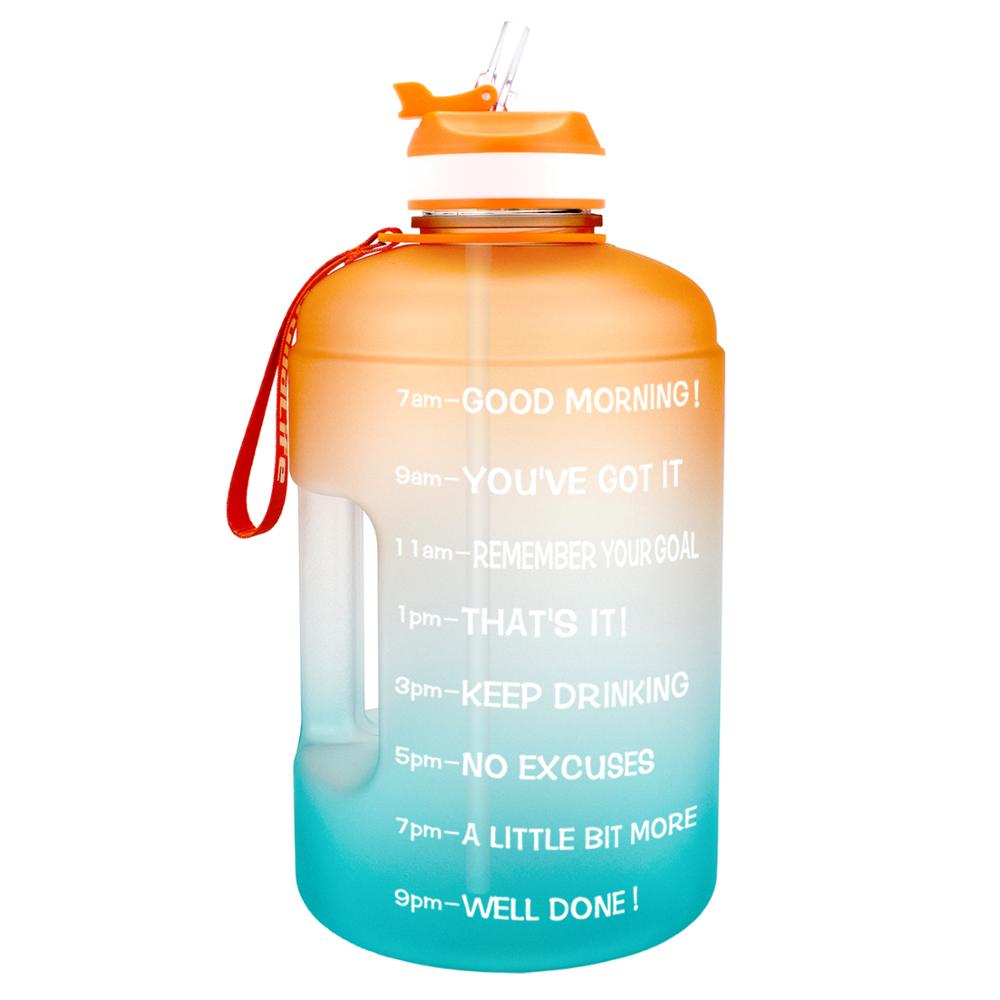 Stylish Gradient Gallon Water Bottle