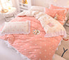 Secret Love Pink Cotton Bedding Set