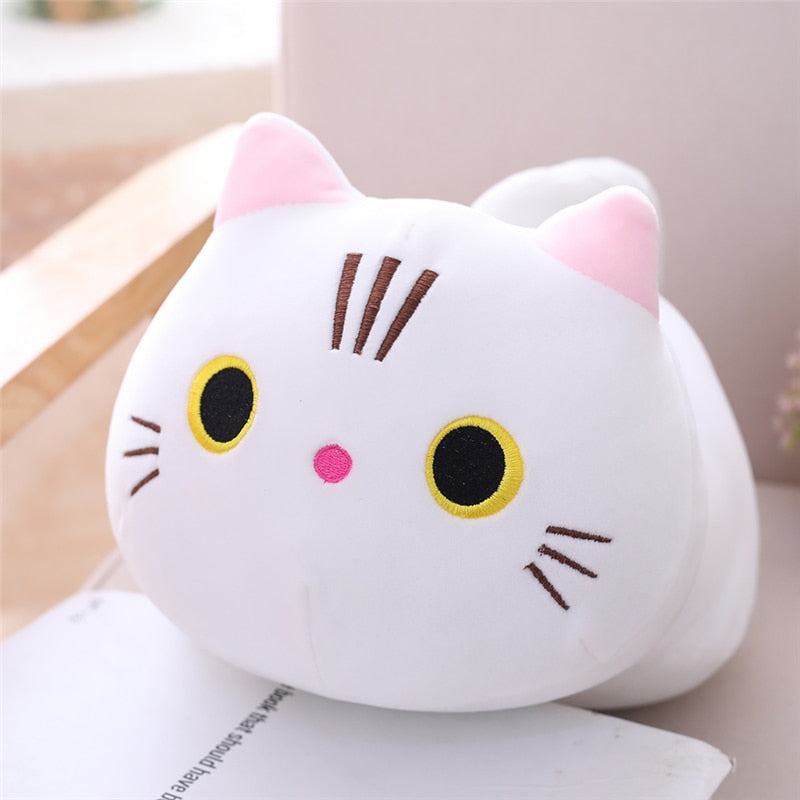 Cute Kitty Stuffed Animal Pillow