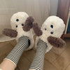 Cozy Fluffy Dog Slippers