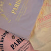 Paris Embroidery Tote Bag
