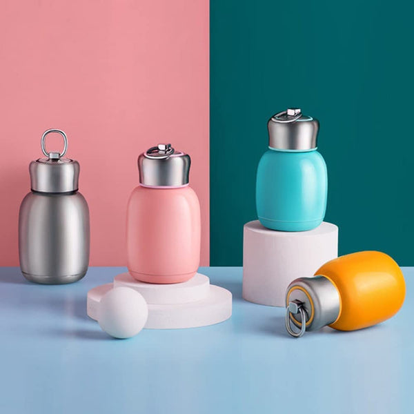 BBFQL Mini Thermos Cups high-Value and Cute Water Cups Portable and Compact  Thermos Cups Simple Ladies Cups Travel Coffee Cups