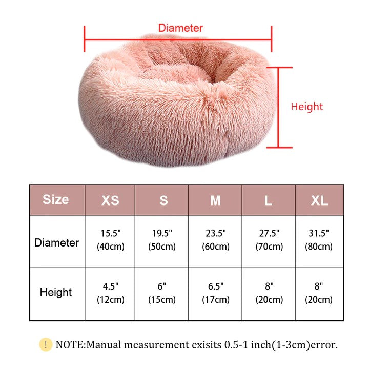 Soft Long Plush Pet Bed