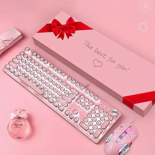 Retro-Inspired Typewriter Gaming Keyboard