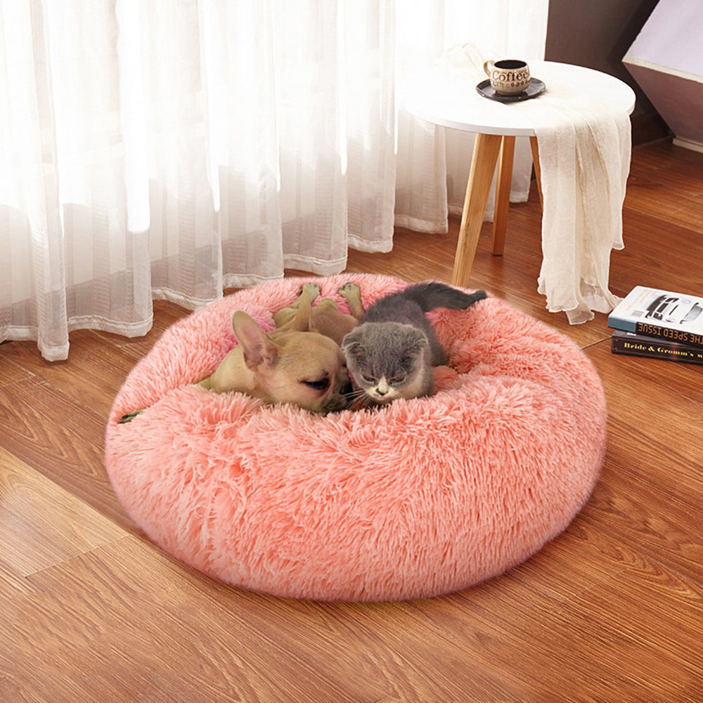 Soft Long Plush Pet Bed