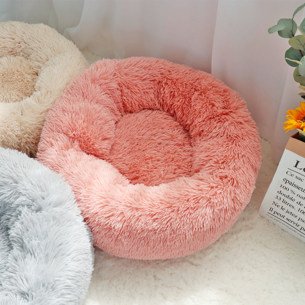 Soft Long Plush Pet Bed