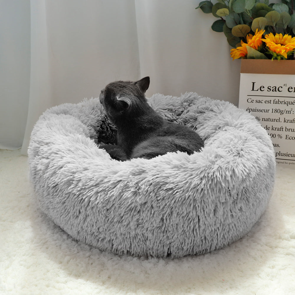 Soft Long Plush Pet Bed